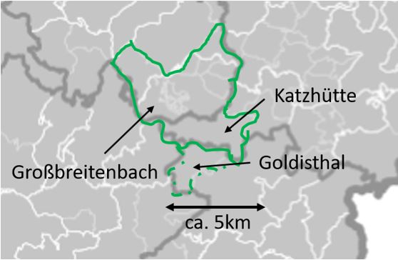 Landgemeinde Großbreitenbach mit Katzhütte und Goldisthal